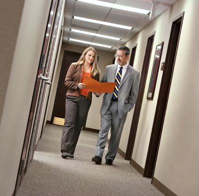 Physicians discussing heart valve treatment