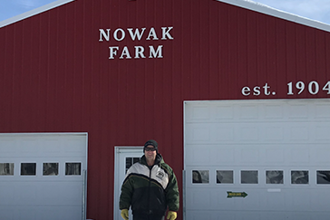 Dairy farmer back on the job after surgery